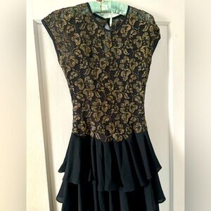 Vintage 80s Mid-Length Party Dress